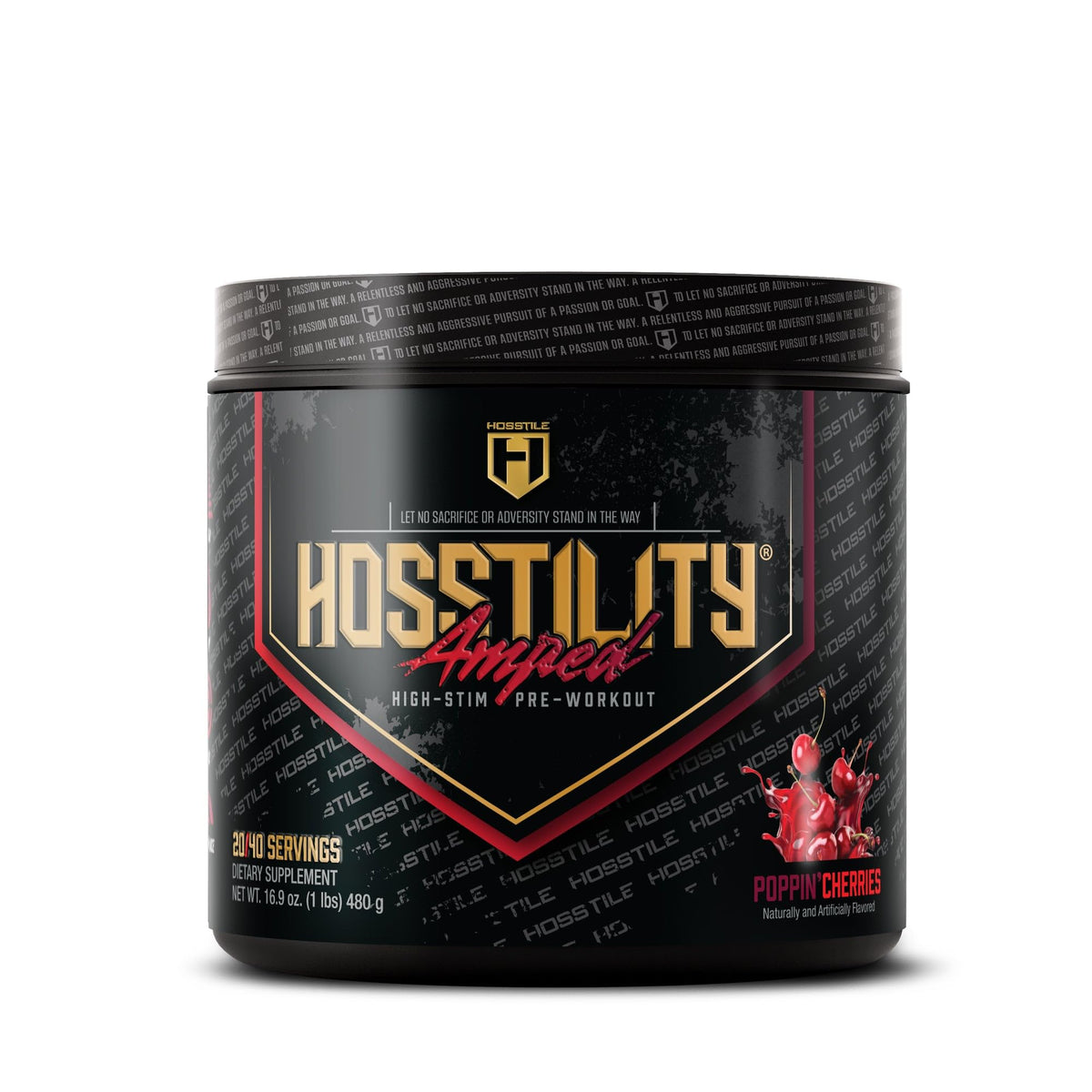 HOSSTILE Amped energy scoop shows a high stim boost for intense workouts