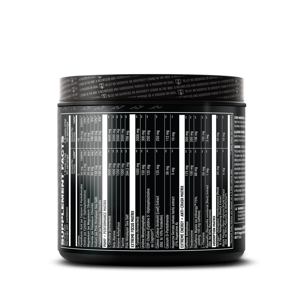 HOSSTILE Amped 6g L-Citrulline for bigger pumps and hydration