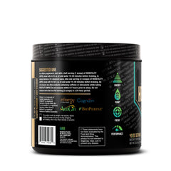 Packaging close-up emphasizing brand design and container labeling.