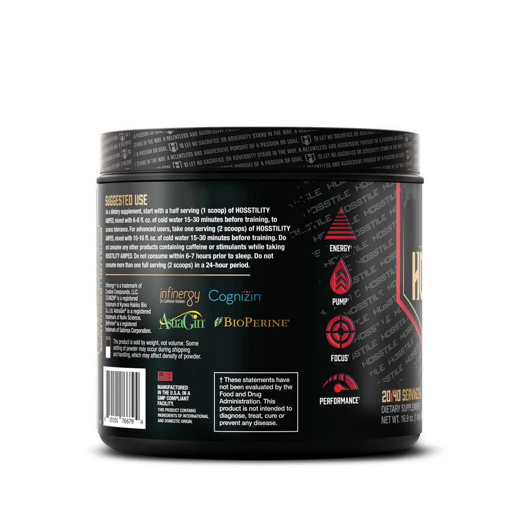 HOSSTILE Amped pink Himalayan salt highlights electrolyte balance
