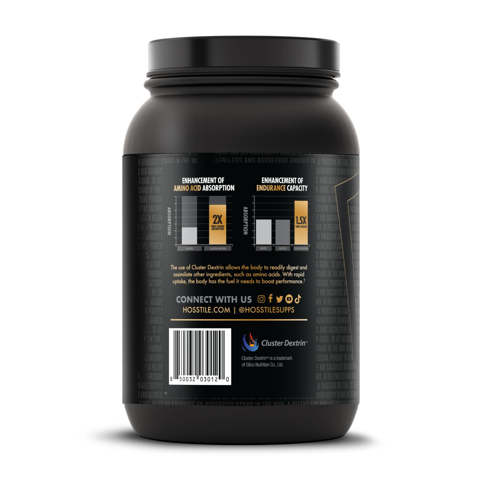 HOSSTILE CDX label confirms no unnecessary fillers or artificial colors.