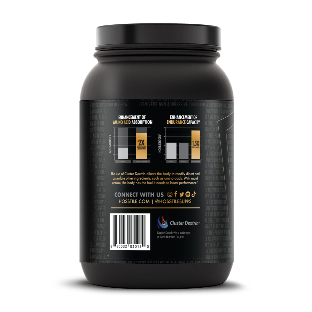 HOSSTILE CDX label confirms no unnecessary fillers or artificial colors.