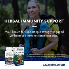 Host Defense Agarikon capsules feature USA-grown organic ingredients.