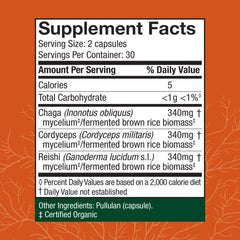 Host Defense Breathe capsules close-up showing easy daily intake.