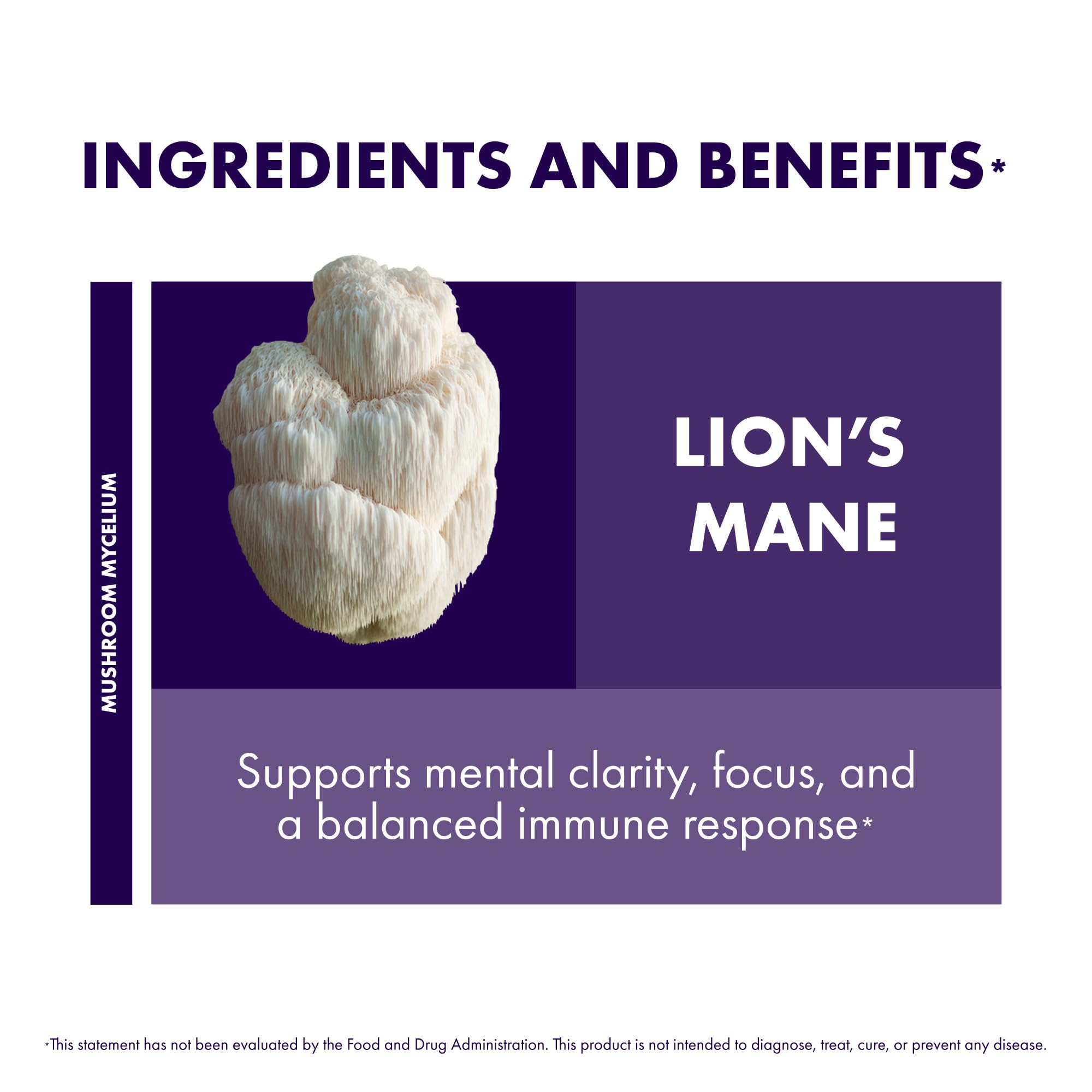 Host Defense Lion's Mane farm-usa grown with sustainable cultivation