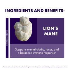 Host Defense Lion's Mane farm-usa grown with sustainable cultivation