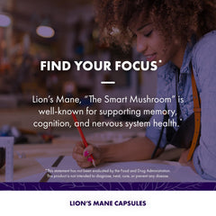 Host Defense Lion's Mane organic mushroom mycelium on substrate for vegan formula