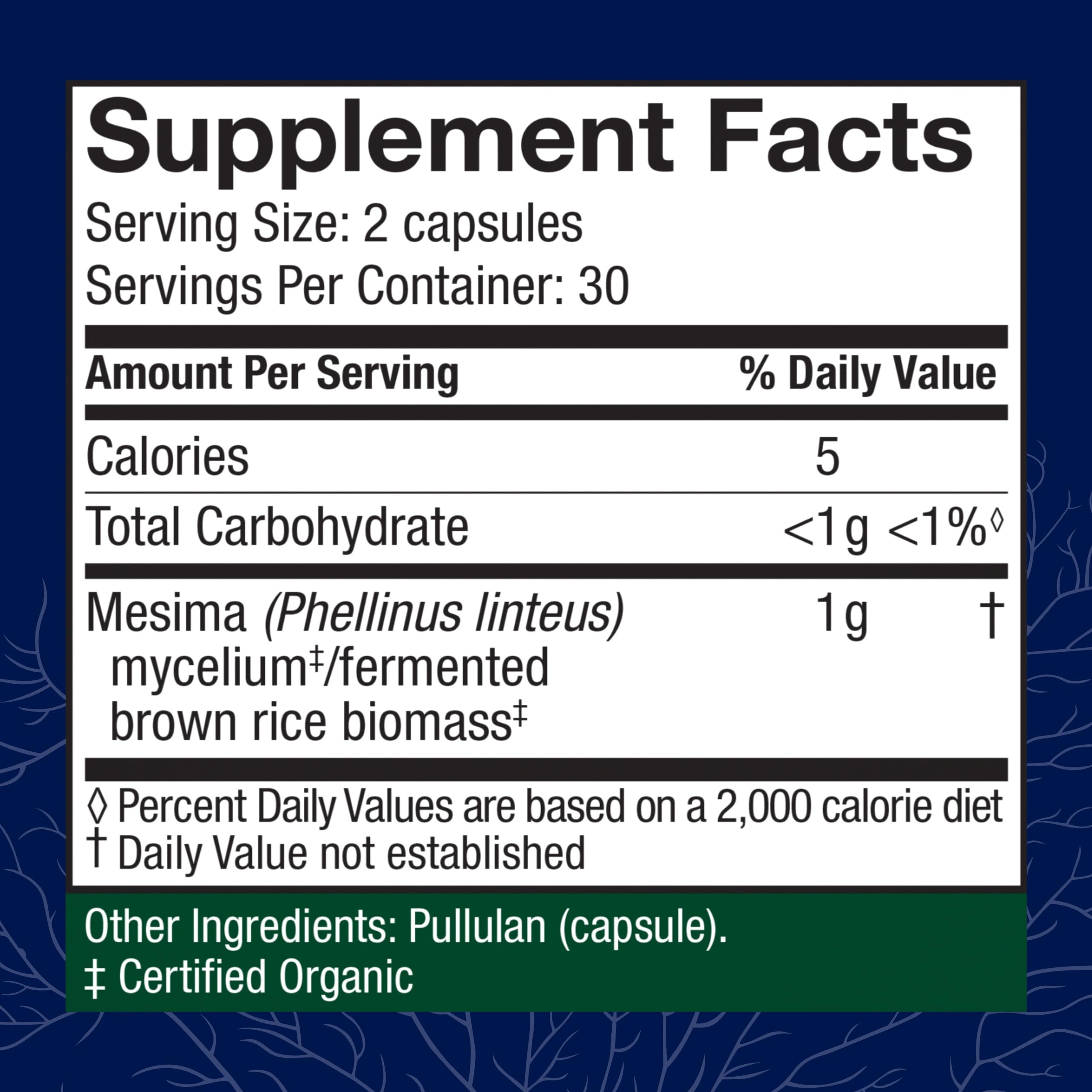 Host Defense Mesima capsules being poured for easy daily immune support.