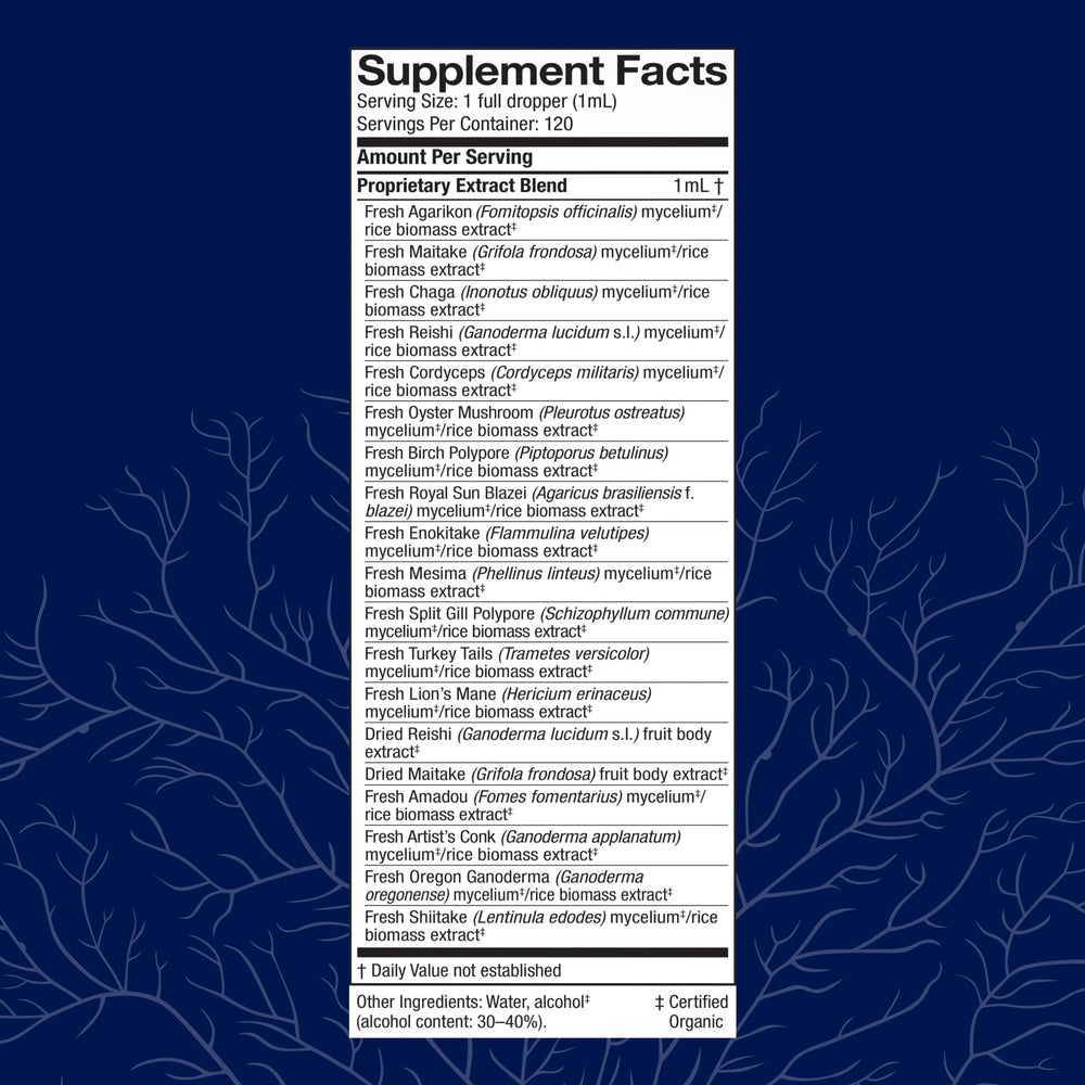 Host Defense MyCommunity Extract dropper ready to dispense tincture for easy dosing.