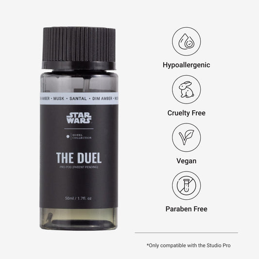 Hotel Collections Force Pro-Pod diffuser mist shown with Studio Pro Diffusers.