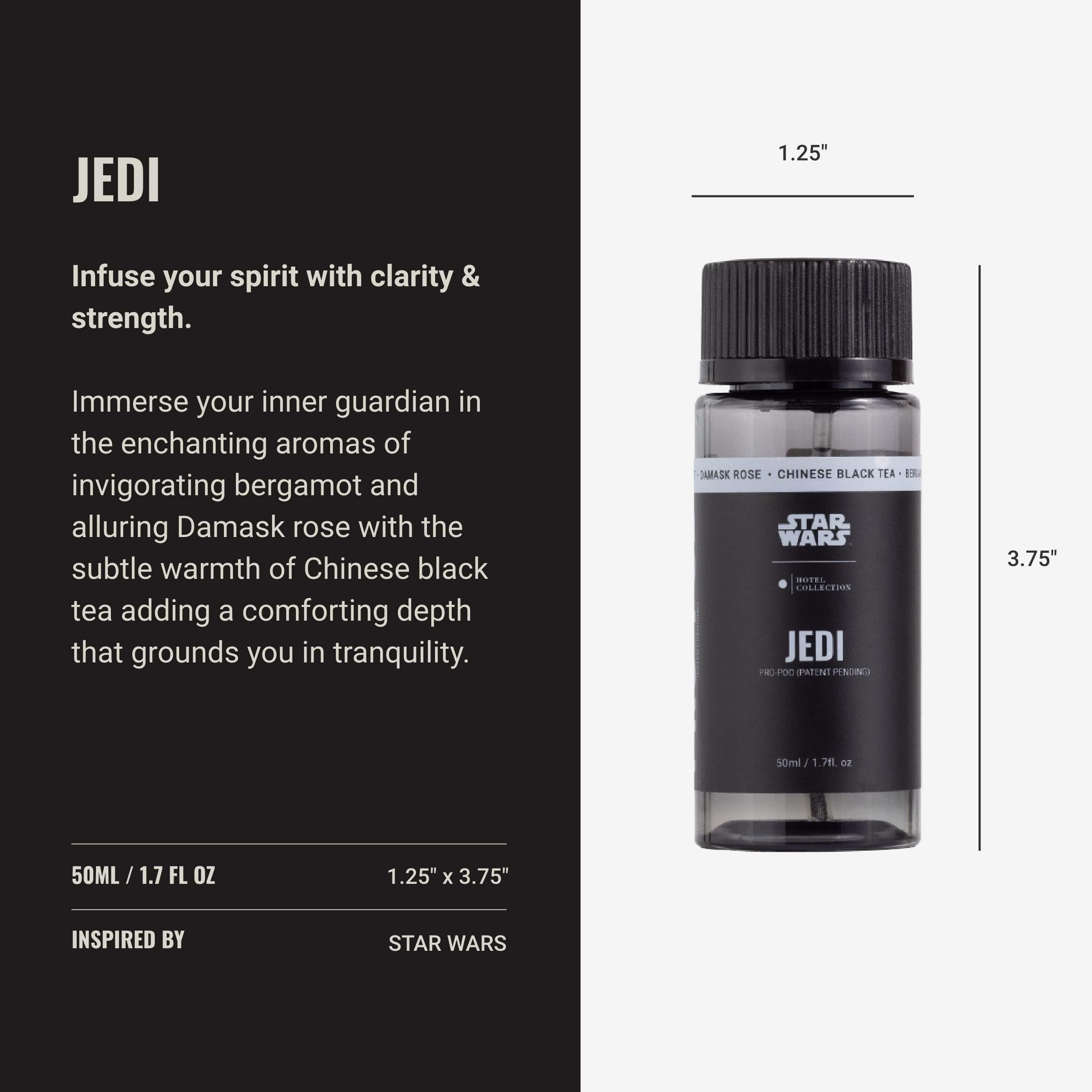 Hotel Collections Star Wars Jedi Pro-Pod Oil closeup showcases premium blend and packaging.