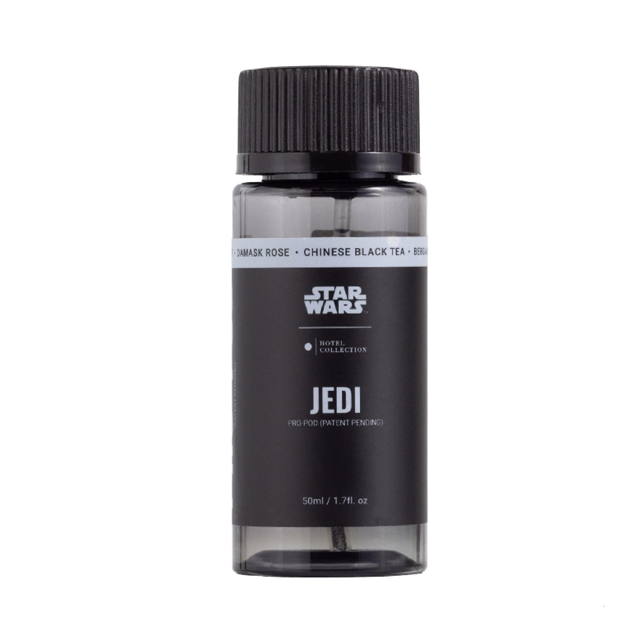 Hotel Collections Jedi Pro-Pod Oil Light Side bottle boosts room ambience with luxury aroma.