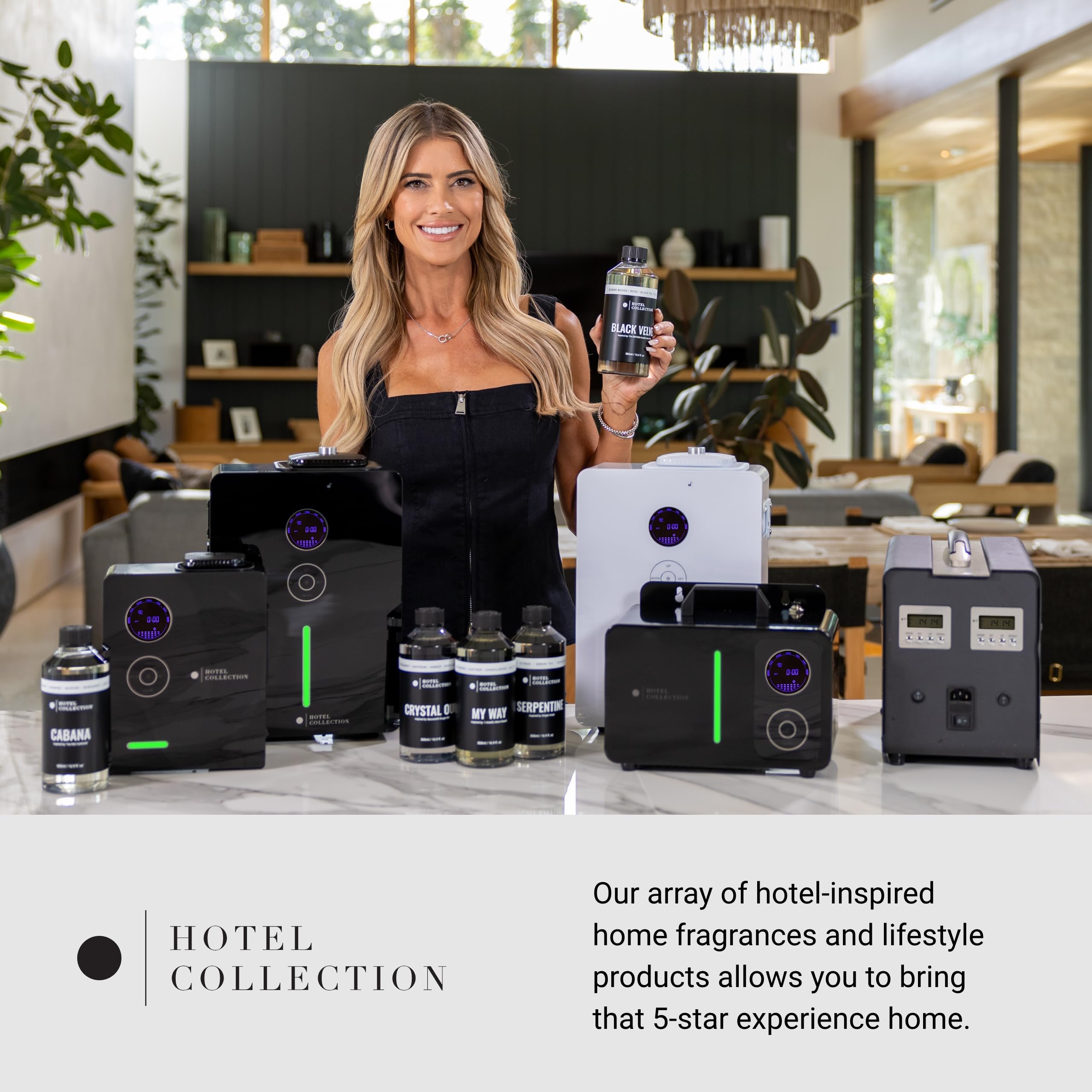 Hotel Collections The Duel Pro-Pod Oil promotes a spa-like ambiance for relaxing evenings