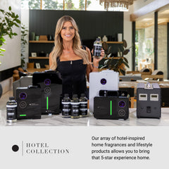 Hotel Collections The Duel Pro-Pod Oil promotes a spa-like ambiance for relaxing evenings