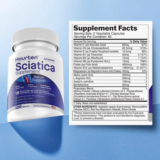Hourten Alpha Lipoic Acid capsules close-up conveying antioxidant support.