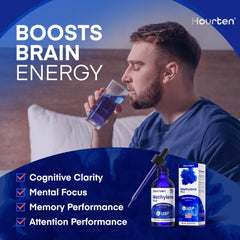 Hourten Methylene Blue Drops dropper in focus for precise dosing.