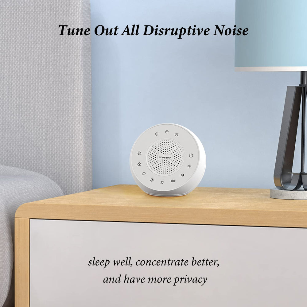 Housbay Glows controls dial enabling easy volume and timer adjustments