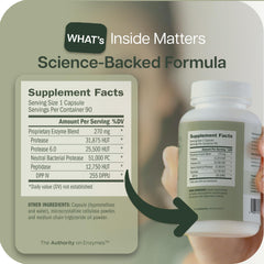 Dispense-pack indicates convenient daily use of AFP Peptizyde.