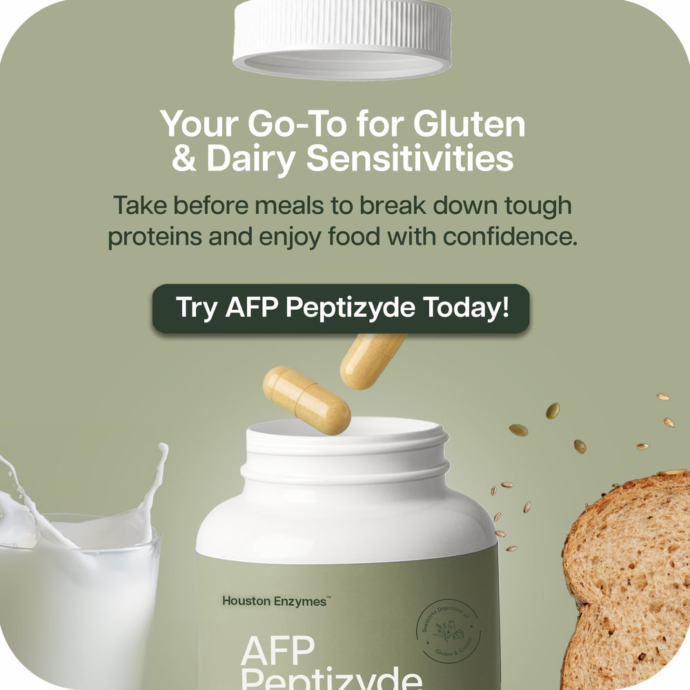 USA-made badge emphasizes safety and quality for protein digestion.