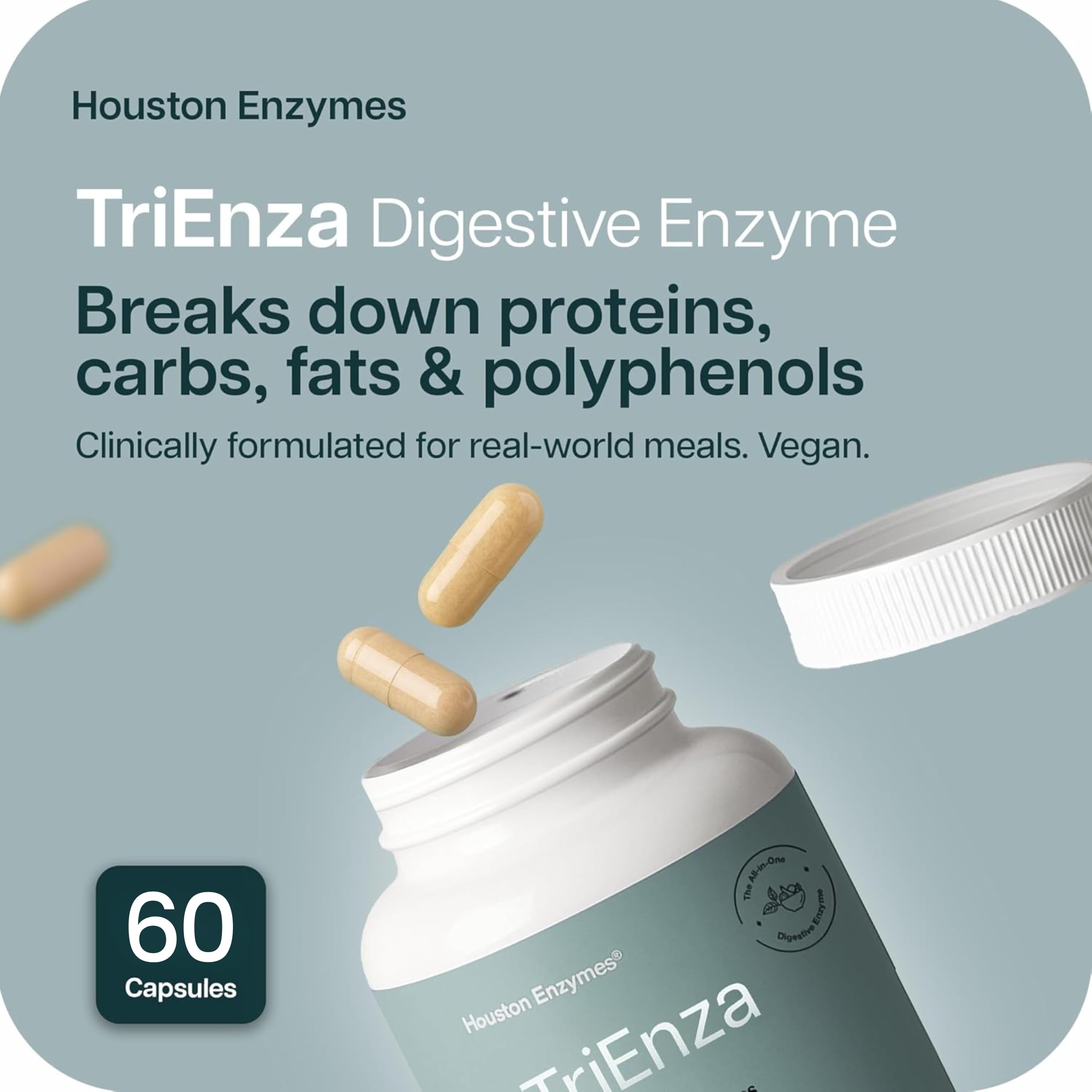 TriEnza chewables pack ready for travel and on-the-go digestion