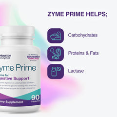 Zyme Prime capsules pack for convenient daily digestion on the go