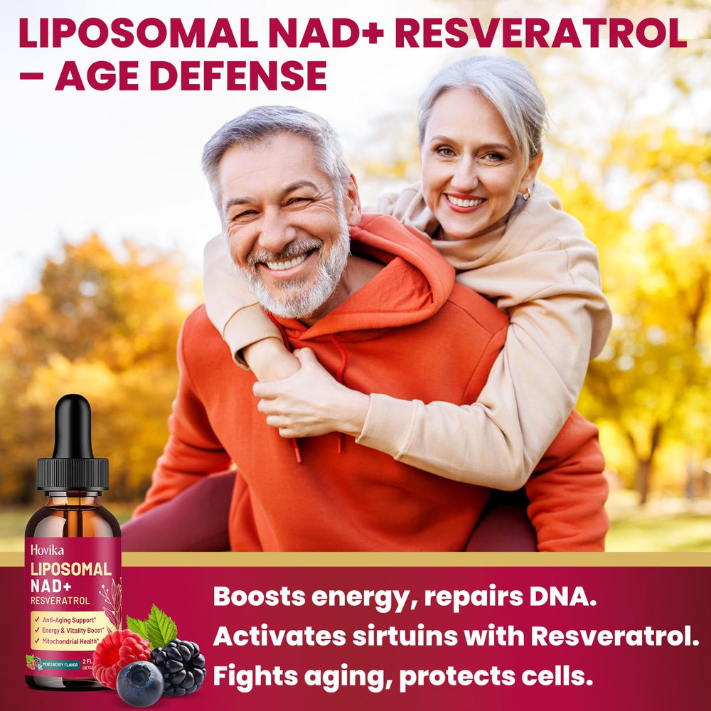 Hovika resveratrol label highlights mitochondrial support and energy
