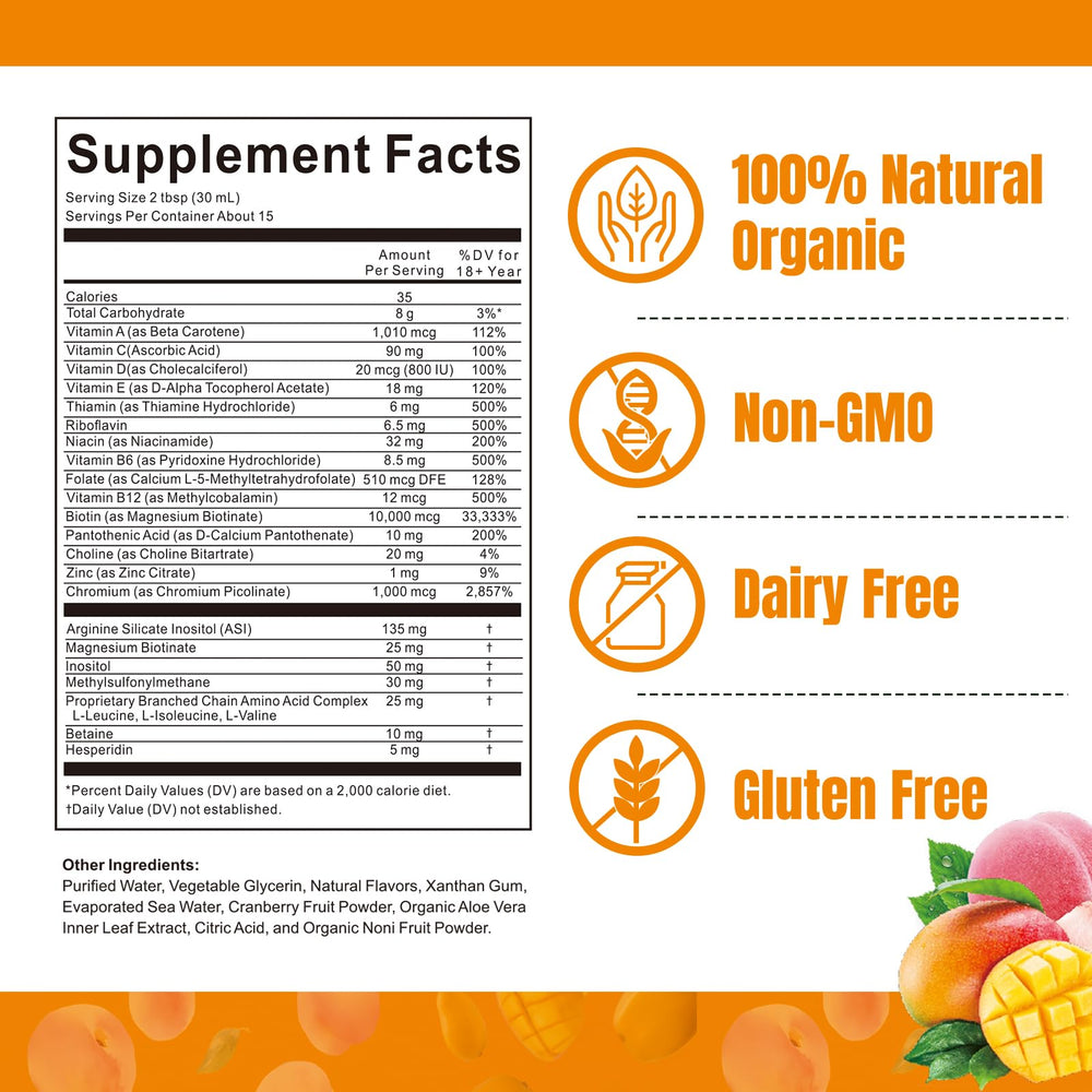 HOWEEJET biotin 10000mcg drops for easy absorption and skin support.