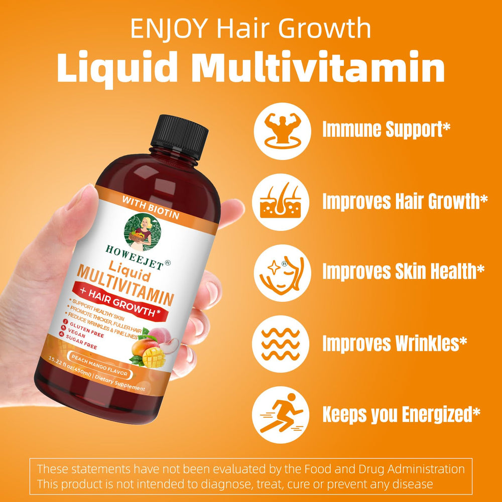 HOWEEJET fruity flavor liquid is easy to take without pills.