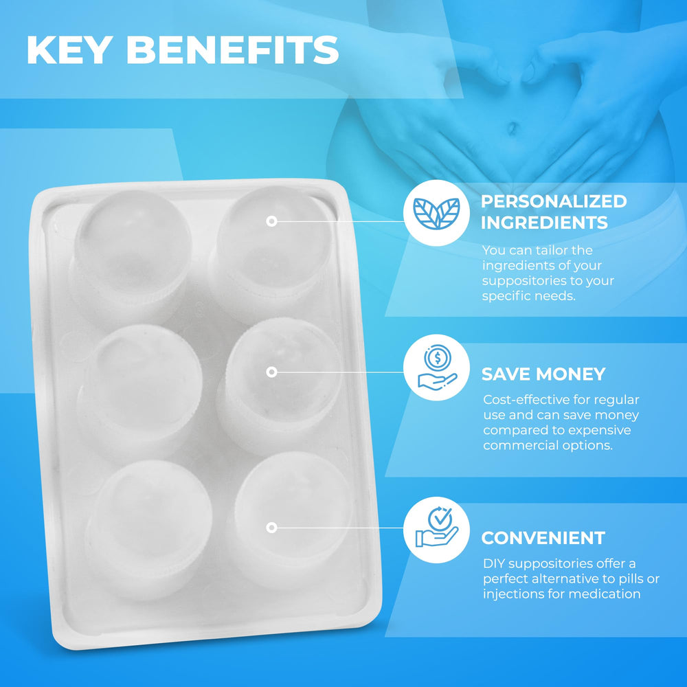 Hoxycom 3ml mold with uniform ends for comfort.
