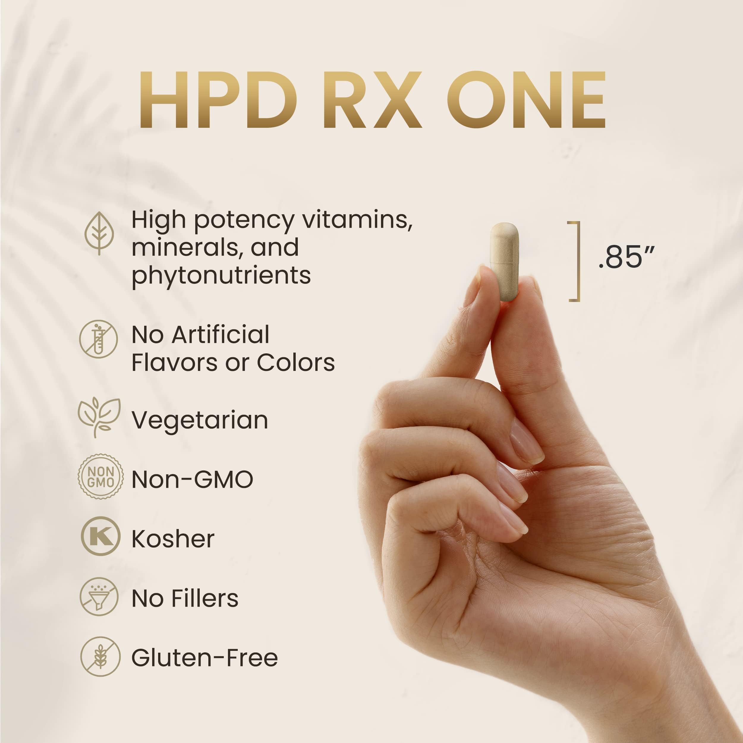 HPD Rx ONE bottle on a clean surface for daily wellness