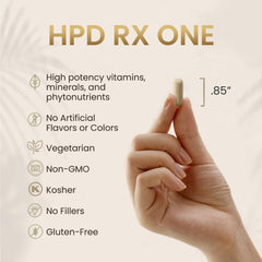 HPD Rx ONE bottle on a clean surface for daily wellness