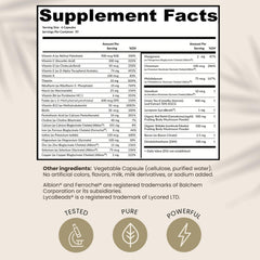 HPD Rx ONE label details emphasizing ingredients and suggested use
