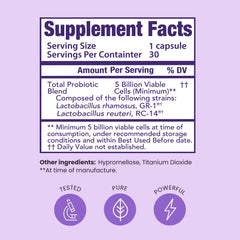 HPD Rx Pro-Fem capsules close-up highlighting probiotic capsules for vaginal balance.