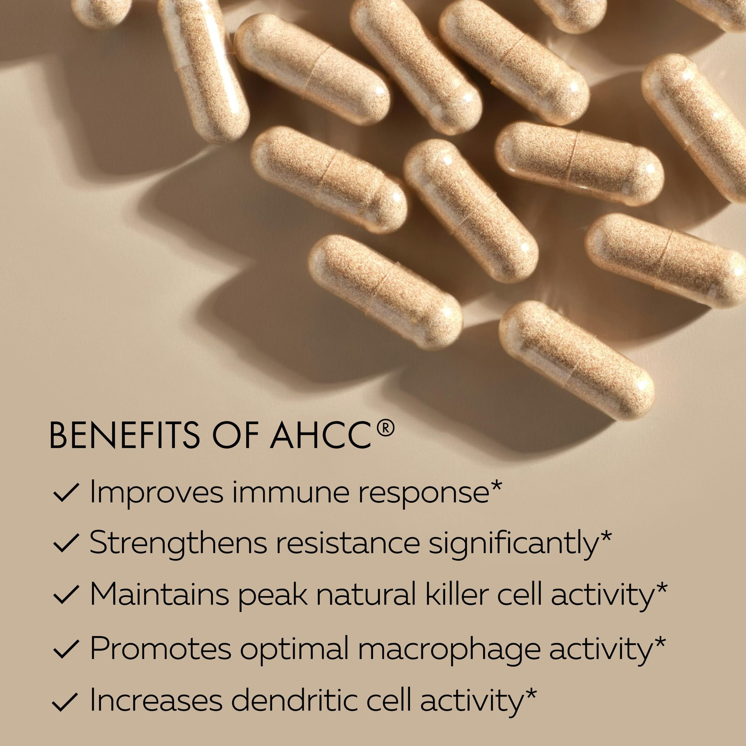 HPD Rx shiitake extract powder emphasizing natural mushroom ingredients.