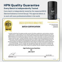 HPN N4 gluten-free tasteless softgels in jar