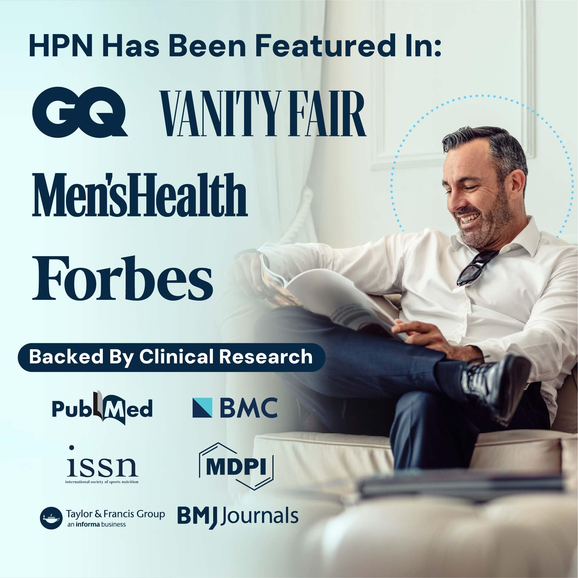 HPN NAD3 lifestyle scene promoting vitality and focus