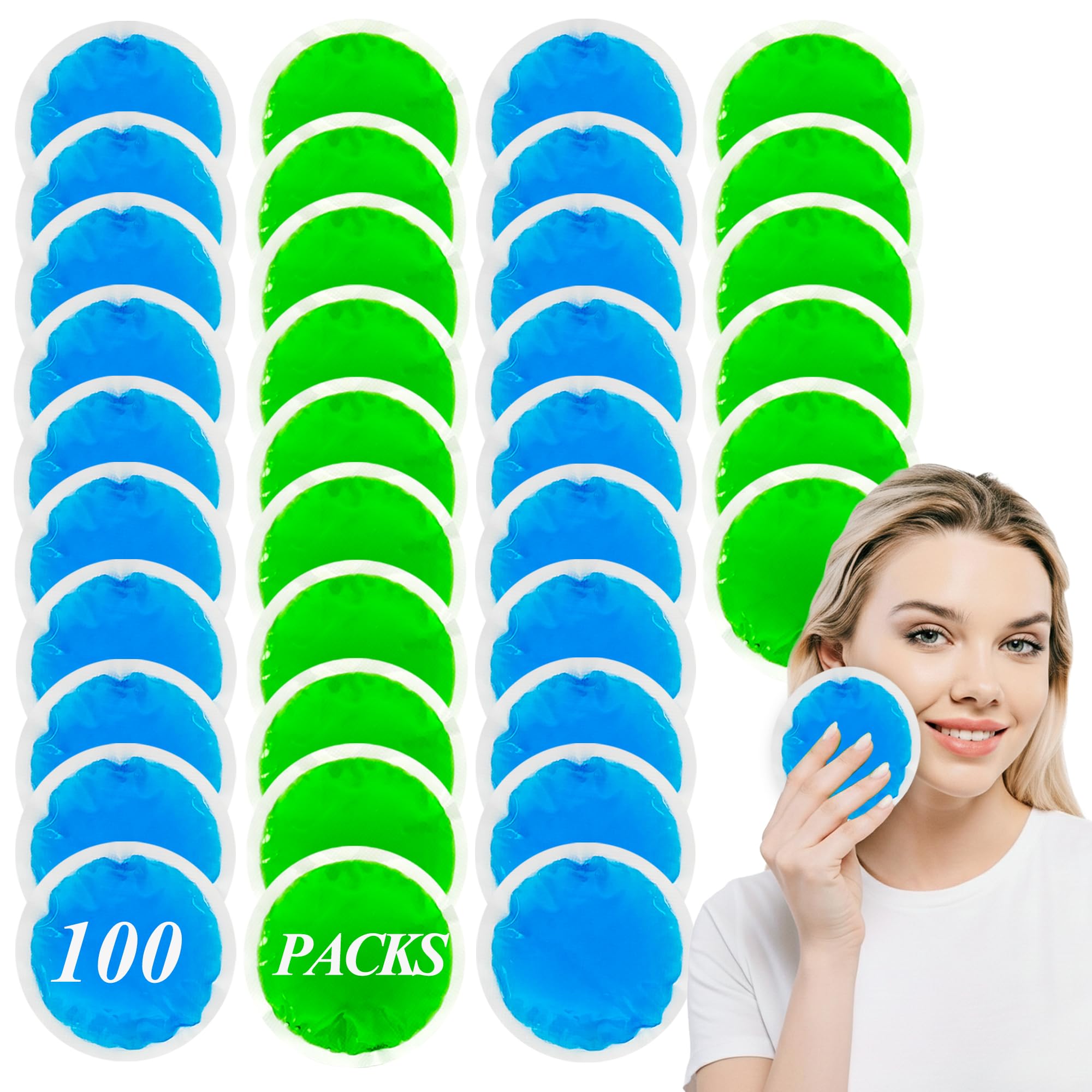 HROOSE small ice pack for the face offers gentle cooling to ease facial discomfort.