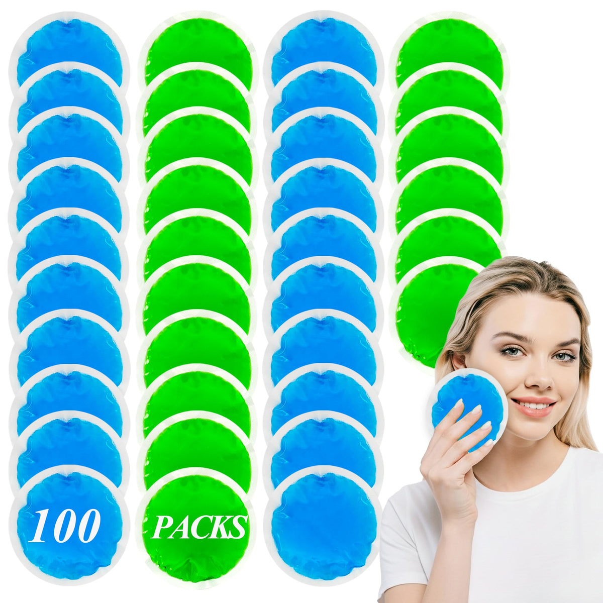 HROOSE small ice pack for the face offers gentle cooling to ease facial discomfort.