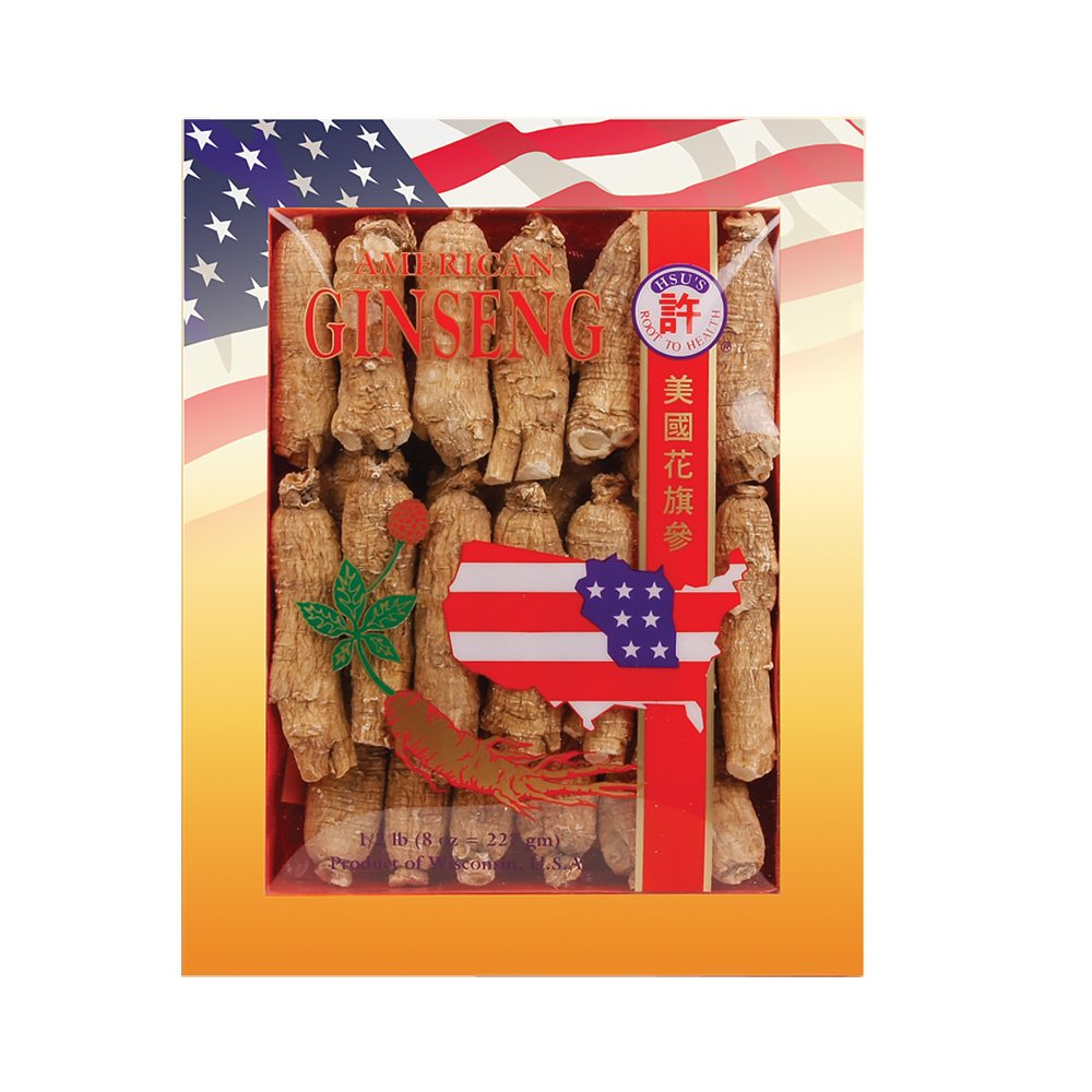 Hsu’s Wisconsin ginseng roots for tea infusion, earthy flavor and balanced energy