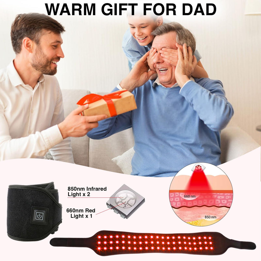 Hsypti red light belt chin therapy for targeted treatment.