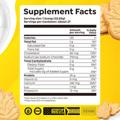 HTLT Casein and Whey Protein shake in glass for steady energy.
