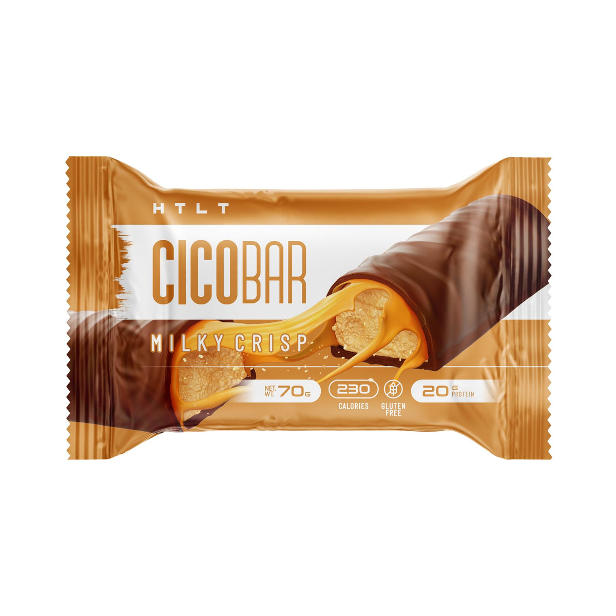 HTLT CICOBAR soft milky crisp bar during post-workout snack