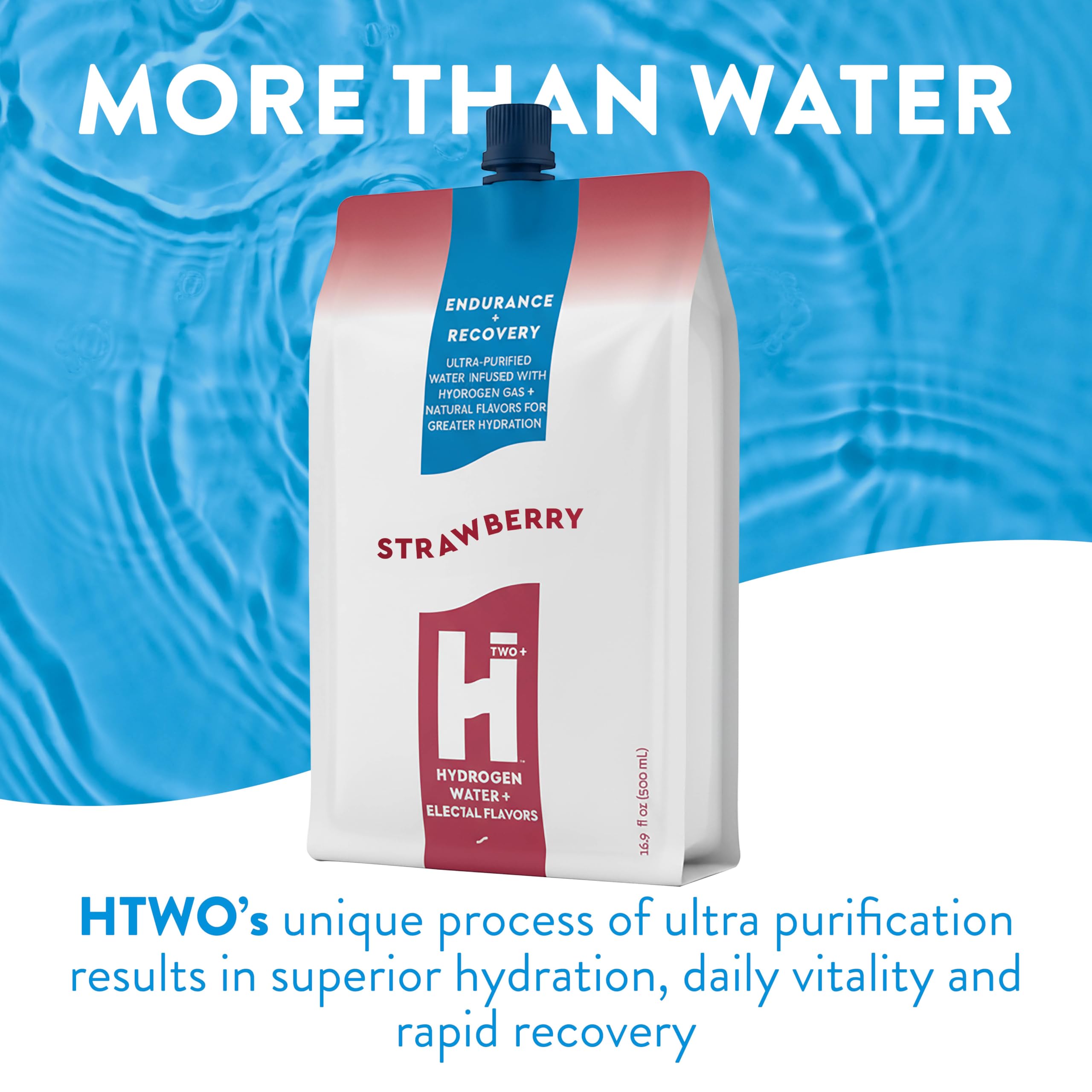 HTWO bottle with aluminum-lined cap preserves hydrogen potency