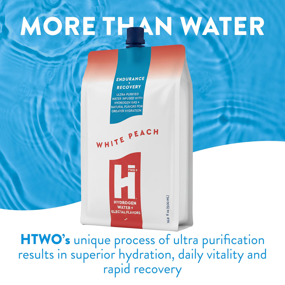 HTWO hydrogen water cap seal preserves hydrogen potency during travel.