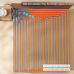 Huadn quiet heat technology runs under 22dB for undisturbed rest.
