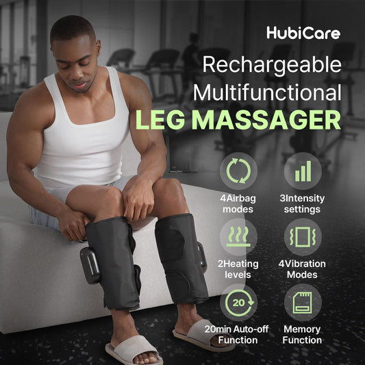 HuBDIC HubiCare thigh air massage targets the thigh with adjustable pressure.