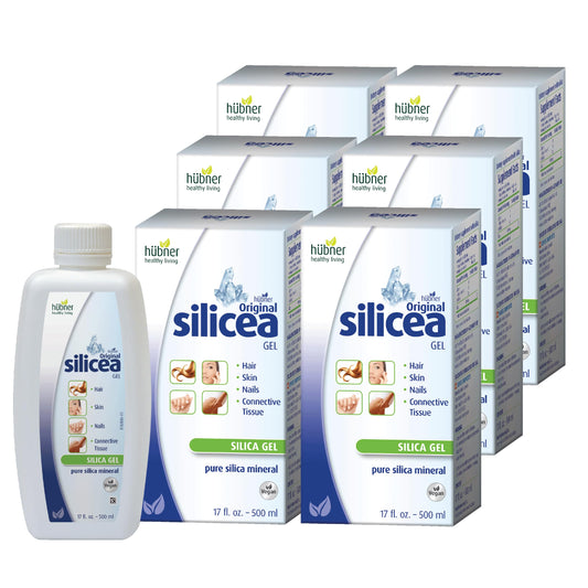 Hubner Silicea Gel bottle with dropper for easy daily use and hydration support.
