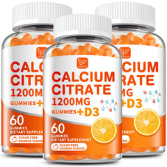 Hudetex Calcium Citrate 1200mg bottle for easy daily bone support.