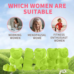 Hudetex vegan cortisol gummies plant based formula for daily use