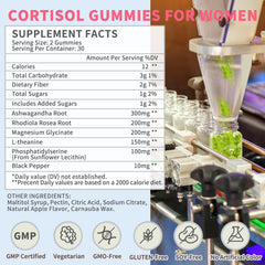 Hudetex Cortisol Gummies with Ashwagandha support calm focus